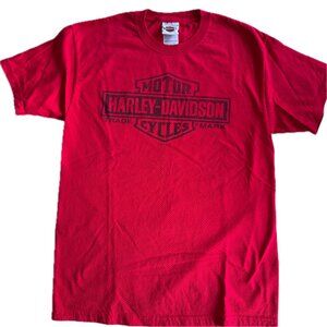 Harley Davidson Red T-Shirt Size M